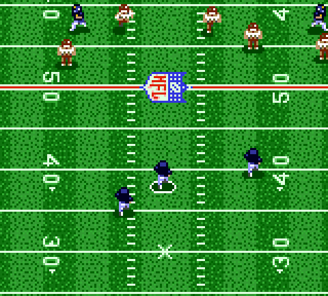 NFL Quarterback Club 96 - Game Gear game screenshot (1995) by Acclaim